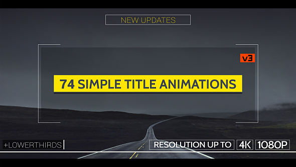 Simple Titles - VideoHive 15682467