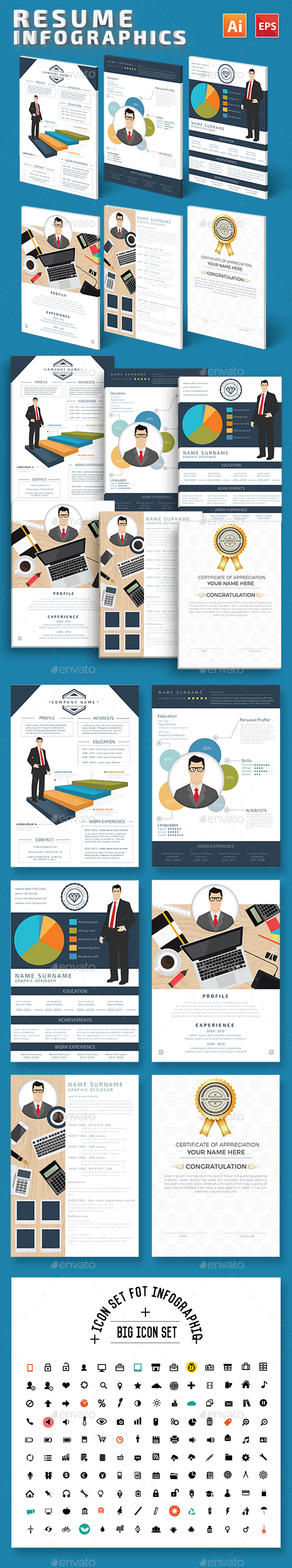 Resume Infographics Design