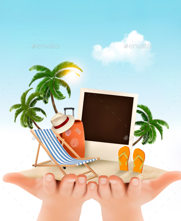 Summer Vacation Background - Travel Conceptual