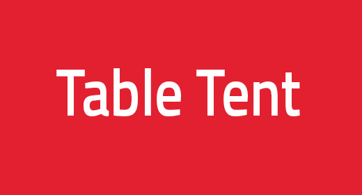 Table Tent