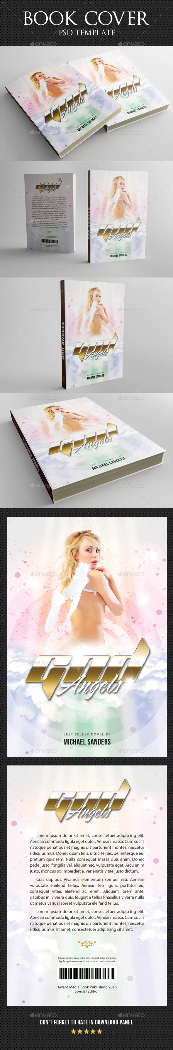 God Angels Cover Template - Miscellaneous Print Templates