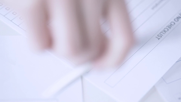 Hands Filling Checklist And Answering With Yes 22 alt