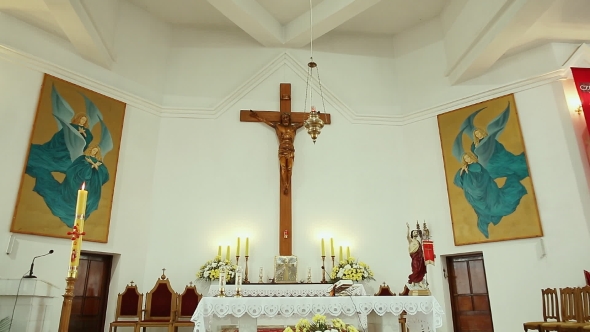 Catholic Church In Lida City Belarus alt