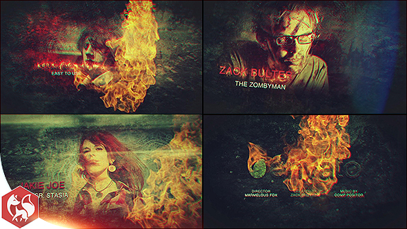 Fire Titles - VideoHive 15693962