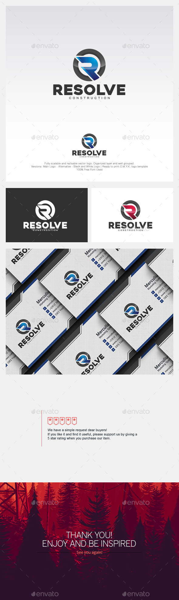 Resolve Logo - Letters Logo Templates