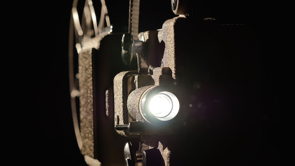 Cinema Projector Light and Dust 2