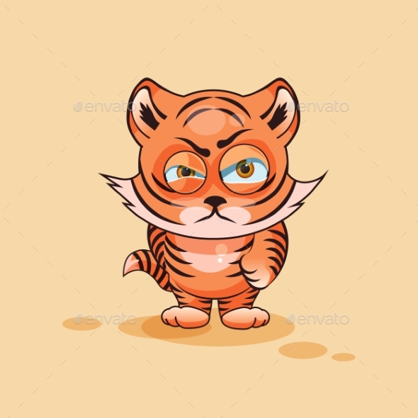 Tiger Cub Angry - Animals Characters