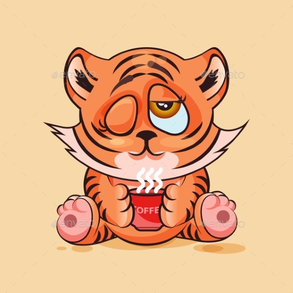 Tiger Cub Good Morning - Animals Characters