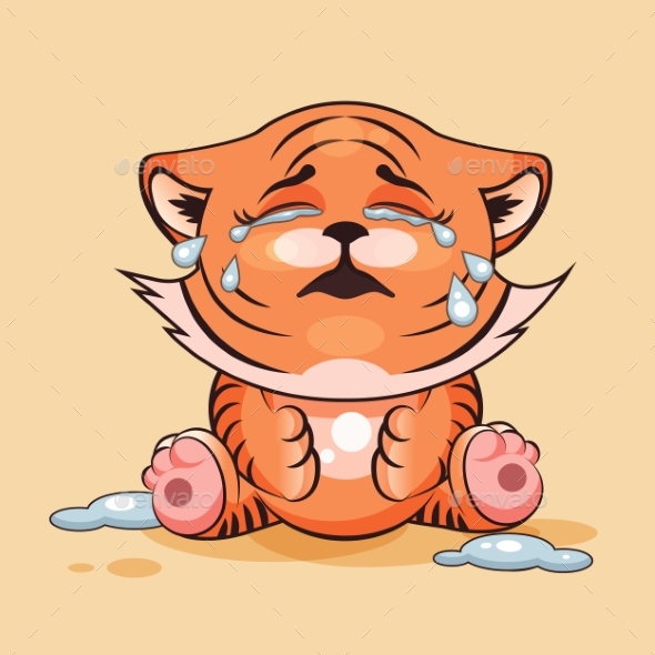 Tiger Cub Crying - Animals Characters