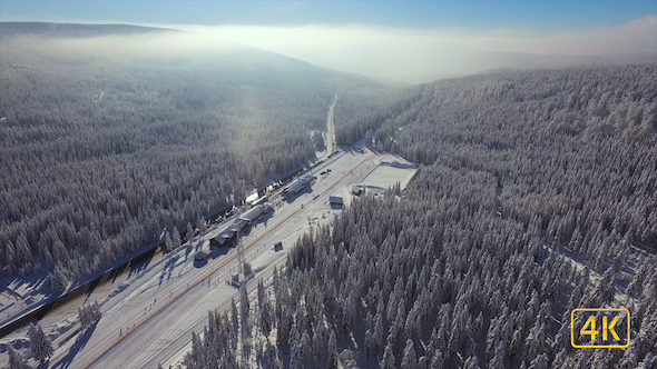 Sport Center On Top Of The Mountains