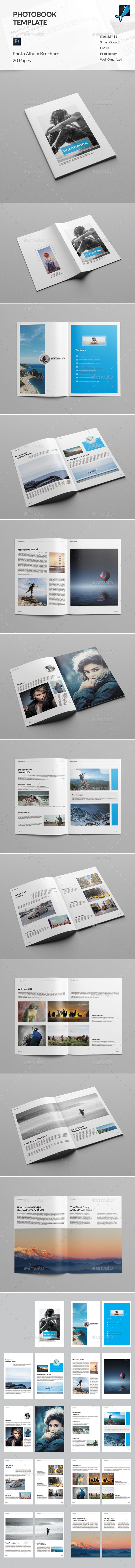 Photobook Template - Photo Albums Print Templates