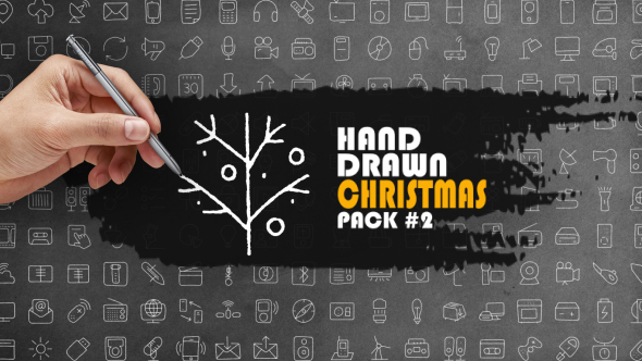 Hand Drawn Christmas Pack 2