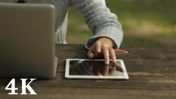 Working With Tablet alt