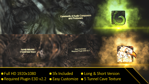 Tunnel Cave Reveal - VideoHive 15703907
