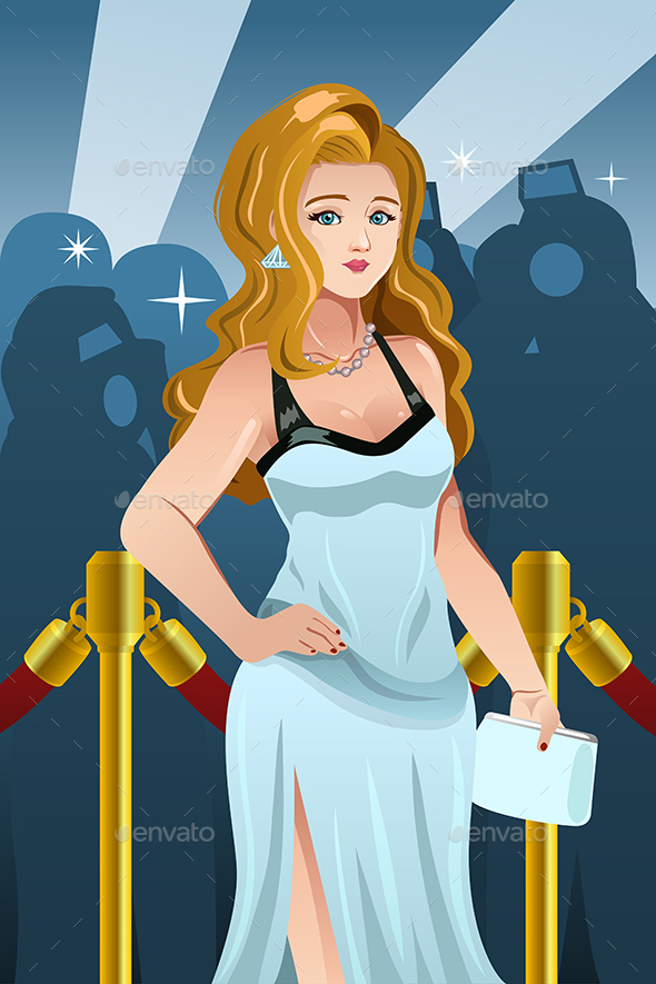 Woman Going to a Red Carpet Event - People Characters