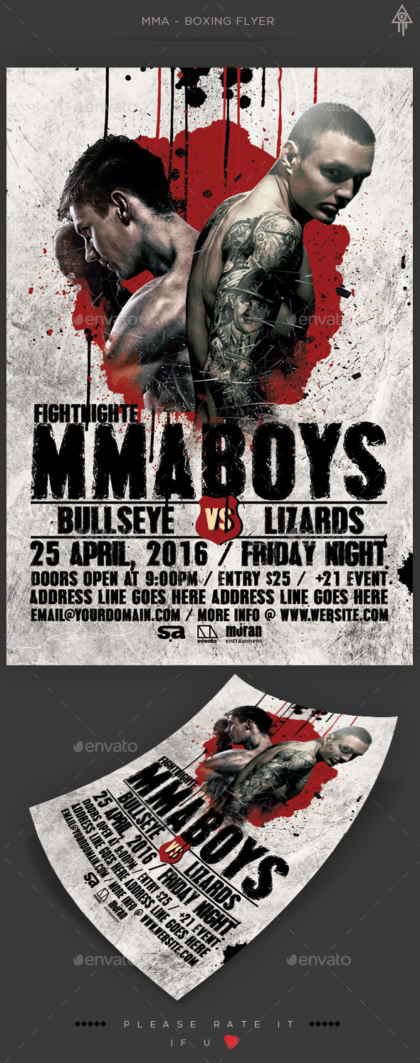 MMA - Boxing Flyer by creatwitter | GraphicRiver