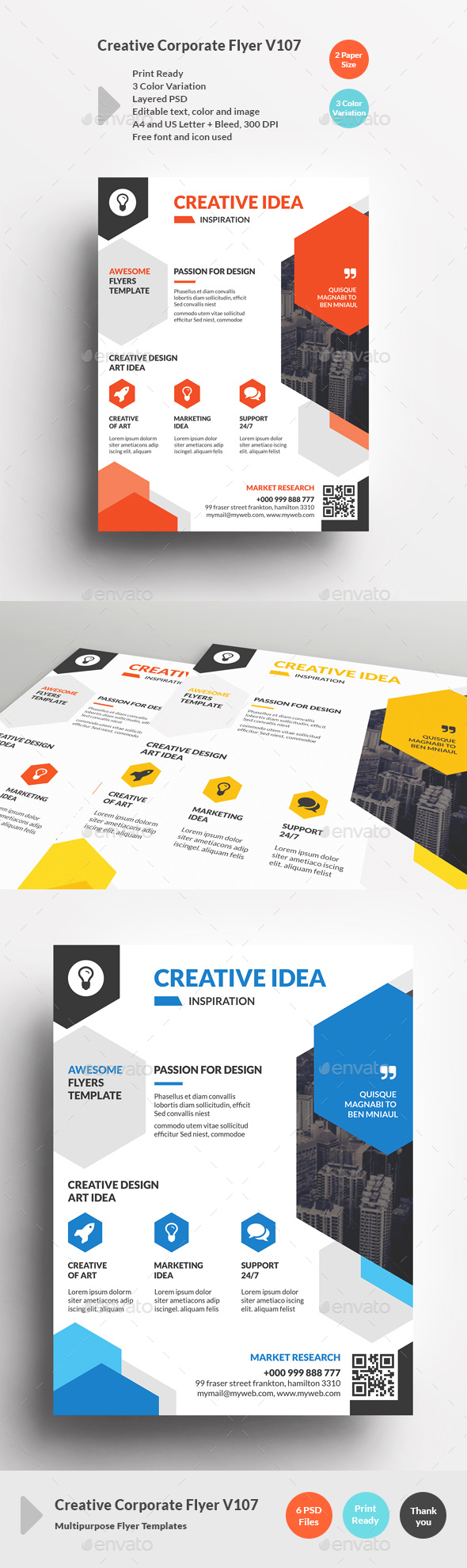 Creative Corporate Flyer V107 - Corporate Flyers