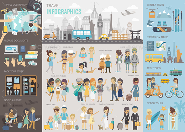 Travel Infographic - Travel Conceptual