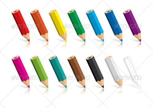 Colored pencils 