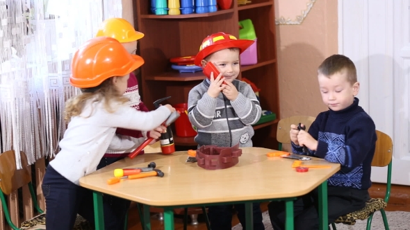 Children Playing In The Profession alt