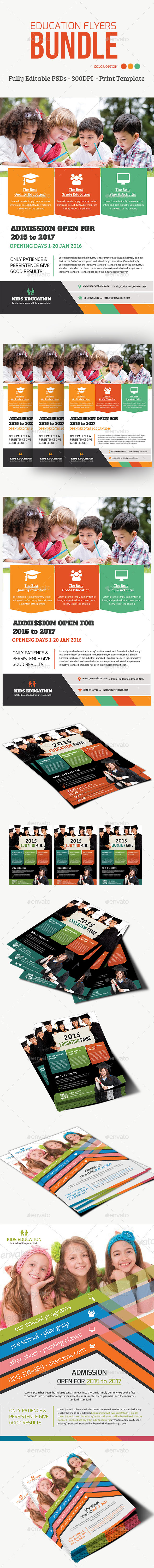 Education Flyers Bundle - Flyers Print Templates