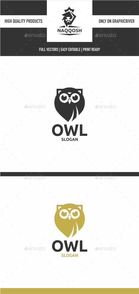 Owl - Animals Logo Templates