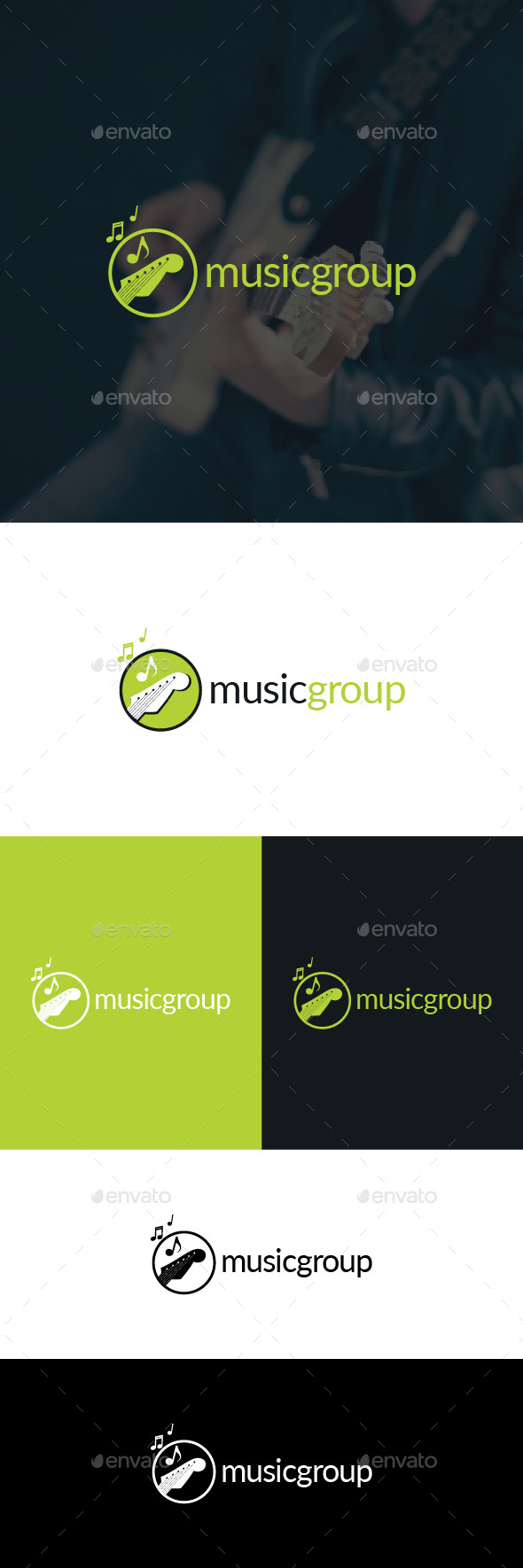 Music Group Logo Template