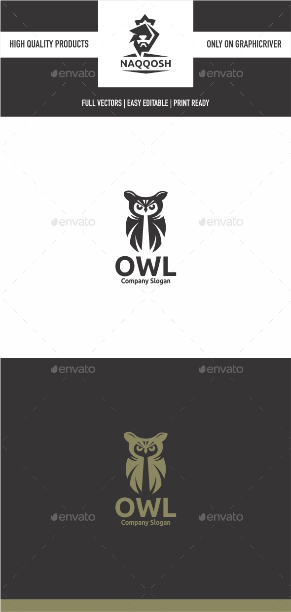 Owl Logo - Animals Logo Templates