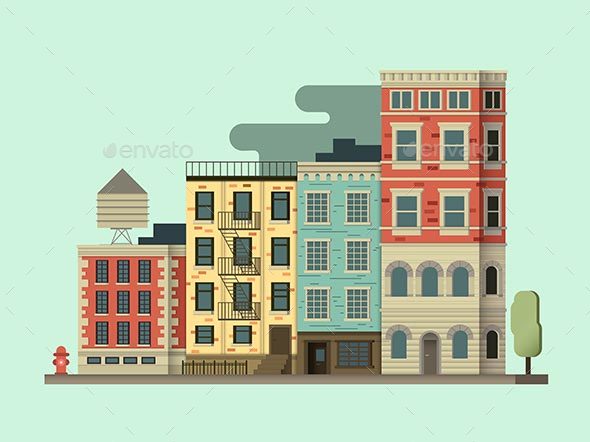 New York City Building - Buildings Objects