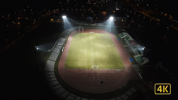 Aerial View Of Football Training 2