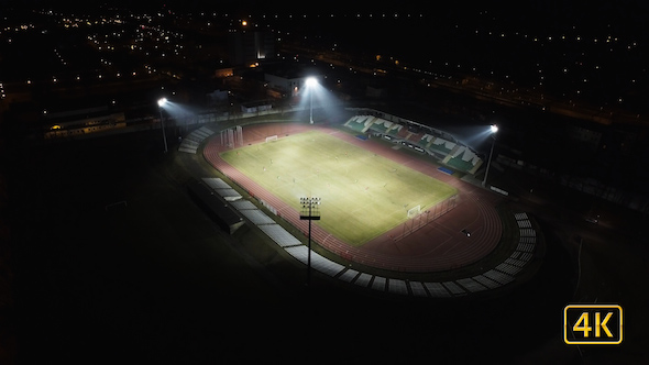 Aerial View Of Football Training 3