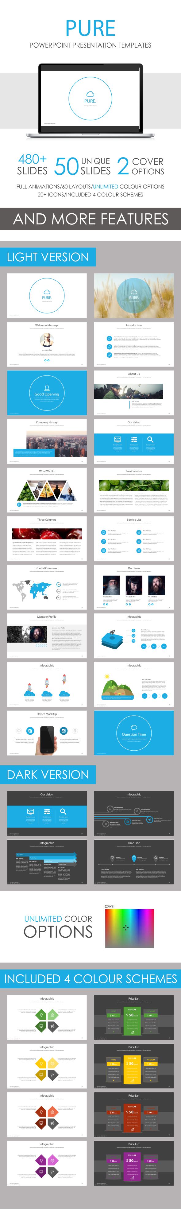 Pure PowerPoint Template - Business PowerPoint Templates