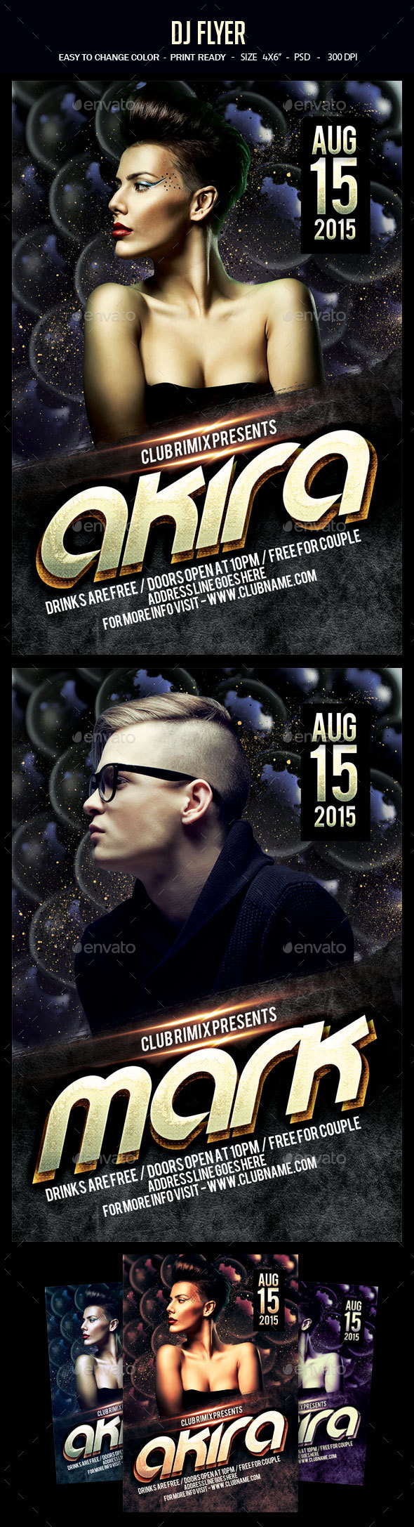 DJ Flyer - Clubs & Parties Events