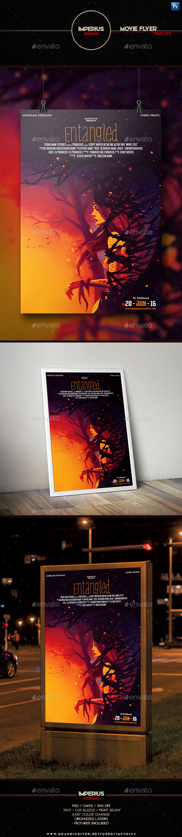 Entangled Movie Flyer - Miscellaneous Events