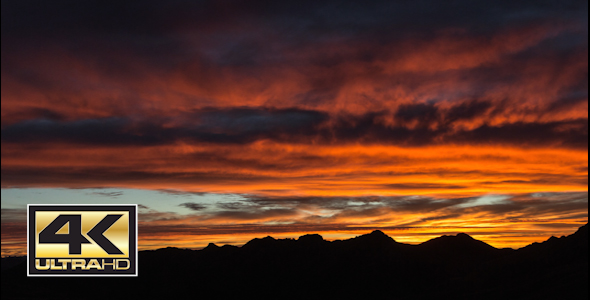 Red Sky Sunrise In New Zealand