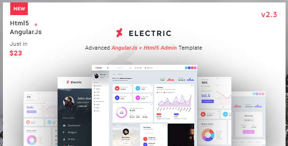 Special Electric - Admin Panel Dashboard Angular JS Template