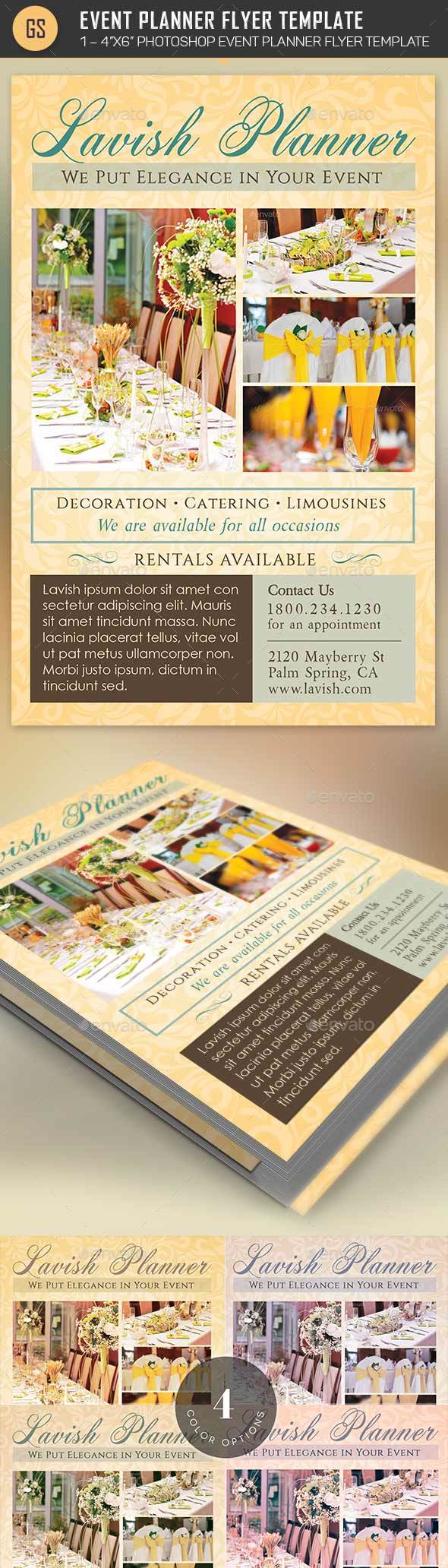 Event Planner Flyer Template - Commerce Flyers