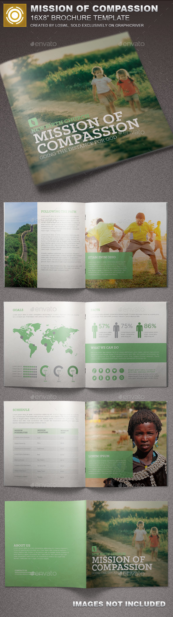 Mission of Compassion Church Brochure - Informational Brochures
