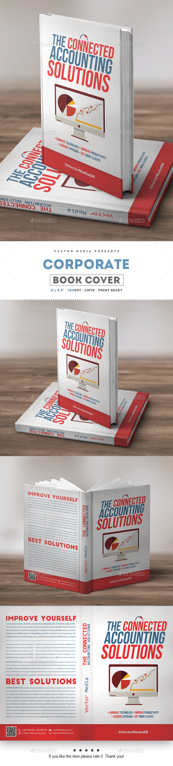 Corporate - Book Cover - Miscellaneous Print Templates
