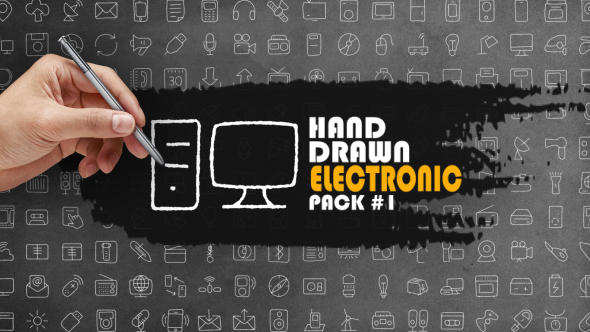 Hand Drawn Electronic Pack 1