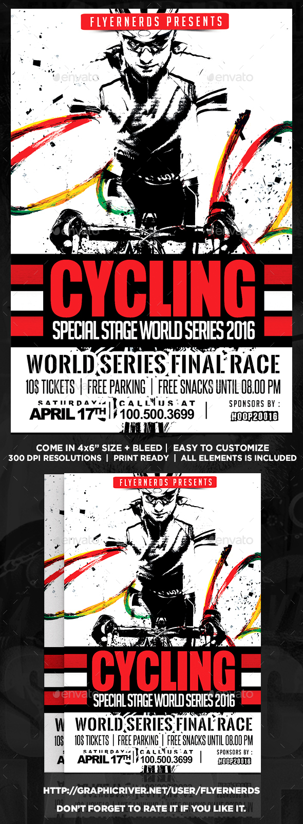 Special Stage Cycling Championships Sports Flyer - Sports Events