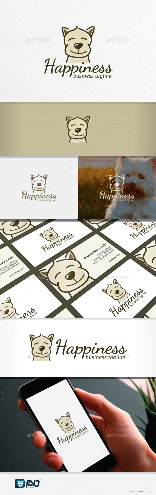 Happiness - Animals Logo Templates