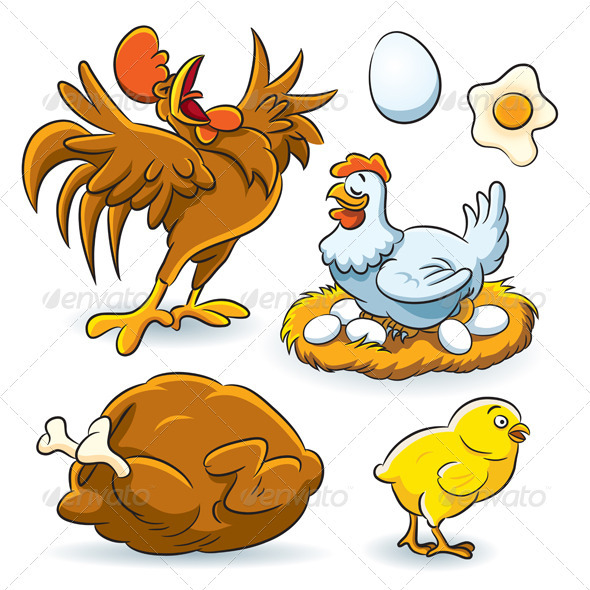 Chicken Collection - Animals Characters