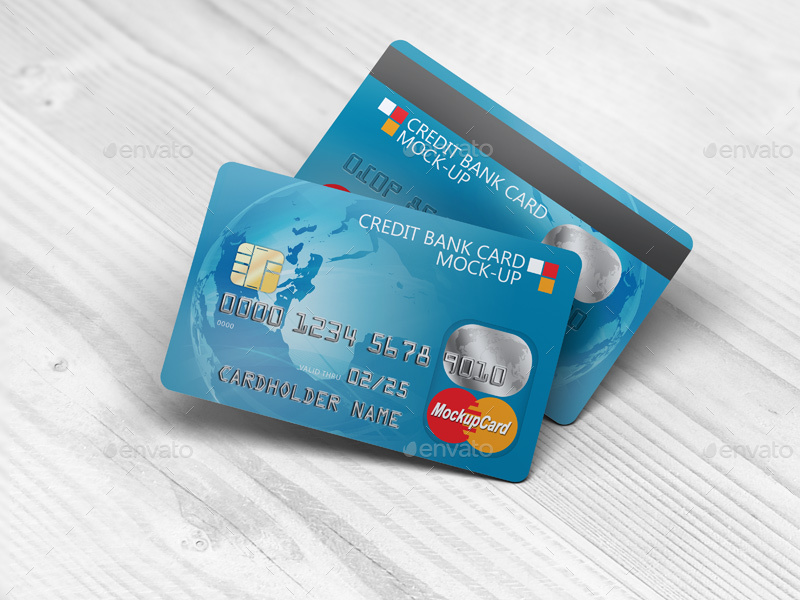 Credit Bank Card Mock-Up, Graphics | GraphicRiver