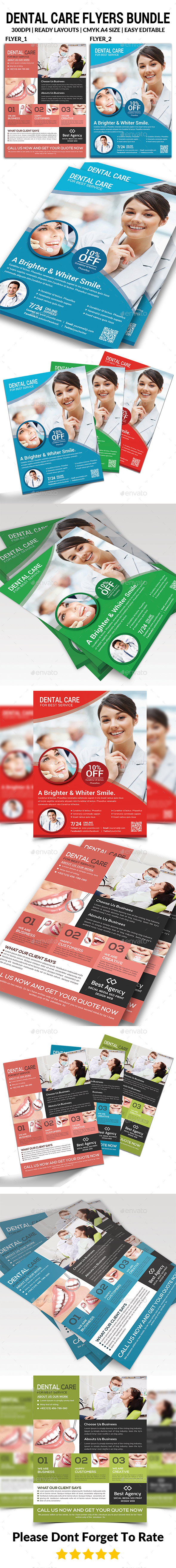 Dental Clinic Flyers Bundle - Corporate Flyers