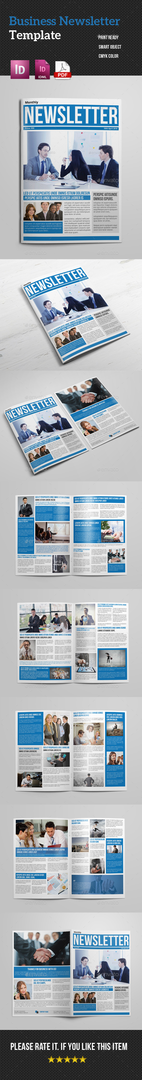 Business Newsletter - Newsletters Print Templates