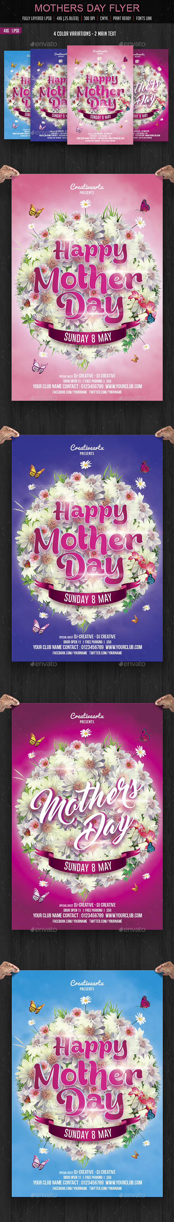 Mothers Day Flyer - Events Flyers