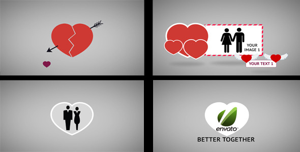 Valentines Day Animation - VideoHive 1506037