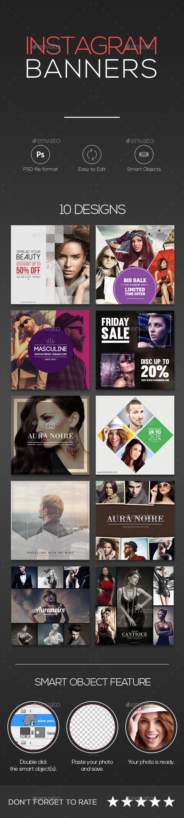 10 Instagram Banners - Miscellaneous Social Media