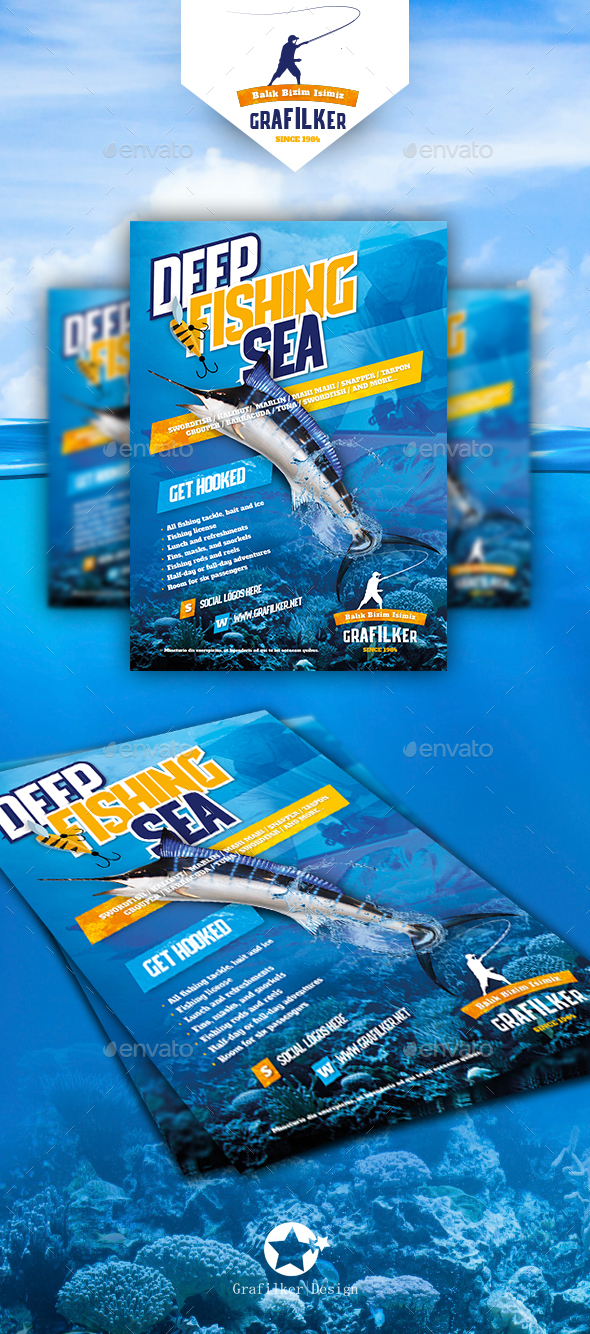 Fishing Flyer Templates - Corporate Flyers